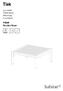 Tiek. Low table Table basse Mesa baja Couchtisch x 30 x 70 cm
