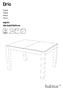 Drio. Table Table Mesa Tisch x75x95 cm