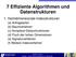 7 Effiziente Algorithmen und Datenstrukturen