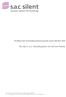 Prüfbericht Schallabsorptionswerte nach EN ISO 354. für das S.A.C. Akustiksystem mit 42 mm-panels