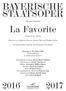 Gaetano Donizetti. La Favorite. Opéra in vier Akten. Libretto von Alphonse Ryoyer, Gustav Vaëz und Eugène Scribe