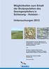 Möglichkeiten zum Erhalt der Brutpopulationen des Seeregenpfeifers in Schleswig-Holstein Untersuchungen 2013