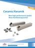 Update. Ceramic/Keramik. New high performance grades Neue Hochleistungssorten. ZCC Cutting Tools Europe GmbH. your Partner.