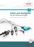 Kabel und Handgriffe. für die Elektrochirurgie. Electrosurgery Cables and Pencils