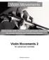 Violin Movements 2 for advanced violinists