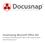 Inventorying Microsoft Office 365. Inventorying Microsoft Office 365 Information with Docusnap X