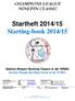 Startheft 2014/15 Starting-book 2014/15