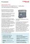 Produktblatt. Ultraschall UH50 Elektronischer Kompaktwärme-/ Kältezähler mit Ultraschall-Durchflusssensor