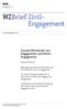 WZBrief Zivil- Engagement. Soziale Netzwerke von Engagierten und Nicht- Engagierten WZB