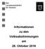 Der Landeswahlleiter für Hessen. Informationen zu den Volksabstimmungen am 28. Oktober 2018