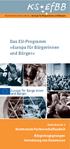 Das EU-Programm»Europa für Bürgerinnen und Bürger«