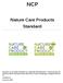 NCP. Nature Care Products Standard