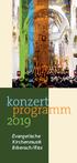 konzert programm Evangelische Kirchenmusik Biberach/Riss