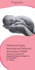 Programm. Mitteldeutsche Tagung Neonatologie und Pädiatrische Intensivmedizin (MITANPI)