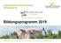 KreislandFrauenverband Heidenheim Bildungsprogramm 2019