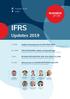 10. April IFRS für Banken: Update und Spezialfragen Aktuelle Best Practices und neue Lösungsvorschläge bei Spezialfragen von IFRS 9