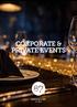 corporate & private events
