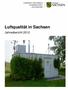 Luftqualität in Sachsen. Jahresbericht 2012