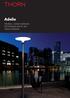 Adelie. Attraktive, indirekt strahlende LED-Aufsatzleuchte für das urbane Ambiente