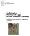 Aktionsplan Hartmans Segge (Carex hartmanii CAJANDER)