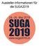 Aussteller-Informationen für die SUGA2019