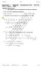 Klassenarbeit Mathematik Bearbeitungszeit 90 min. Mi SG26 D Gruppe A NAME: c) Überprüfen Sie das Ergebnis von a) mit dem Wurzelsatz von Vieta.