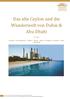 Das alte Ceylon und die Wunderwelt von Dubai & Abu Dhabi
