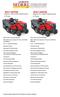 B&S 7180 Intek 2-Zylinder V-Twin mit 8,9kW bei 2400rpm. B&S 7220 Intek 2-Zylidner V-Twin mit 10,3kW bei 2400rpm