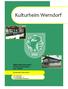 Kulturheim Werndorf Erzherzog Johann Straße Werndorf. Gemeinde Werndorf. Tel.: 03135/54303 Fax: 03135/ E Mail: