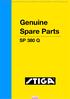 Genuine Spare Parts SP 380 Q