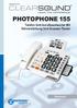 PHOTOPHONE 155 Telefon Und Anrufbeantworter Mit Hörverstärkung Und Grossen Tasten