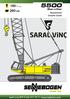 180 t metric 260 kw. crane line. saral vinç Raupenkran Crawler Crane