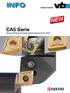 INFO NEW. CA5 Serie. Neue CVD beschichtete Hartmetallsorte für Stahl. Vischer & Bolli