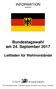 Bundestagswahl am 24. September 2017