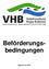 Verkehrsunternehmen Hegau-Bodensee Verbund GmbH (VHB) Beförderungs- bedingungen