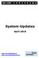System-Updates. April
