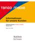 Informationen für unsere Kunden. Publishing-System tango media Version 5.2.7