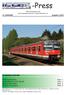 Vereinsnachrichten Seite 2 Sonderfahrten mit ET Seite 4 Rund um die S-Bahn Seite 5 Termine / Impressum Seite 8