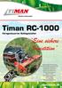 Timan RC-1000 Ferngesteuerter Schlegelmäher