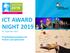 ICT AWARD NIGHT September Projektdokumentation für Partner und Sponsoren