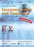 Insurance Today and Tomorrow