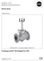 EB 8131/8132. Durchgangsventil für Wärmeträgeröl Typ Originalanleitung. Ventil Typ 3531 mit montiertem Säulenjoch (Teilansicht)