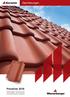Dachlösungen. Preisliste Dachziegel Keramisches und technisches Zubehör