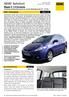 ADAC Autotest. Seite 1 / Mazda Exclusive. ADAC Testergebnis Note 2,4. Fünftürige Großraumlimousine der unteren Mittelklasse (85 kw / 115 PS)