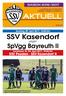 SpVgg Bayreuth II Kreisklasse: So. 09. April 2017, 15:00 Uhr