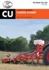 CU2000-CU3000. Grubber für effektive Bodenbearbeitung