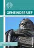 Ausgabe 5/14 GEMEINDEBRIEF. Nr. 37 Herbst Evangelisch-lutherische Kirchengemeinden Bruchhausen und Vilsen TITELBILD: