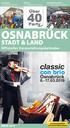 OSNABRÜCK. classic STADT & LAND. con brio. Osnabrück Offizieller Veranstaltungskalender MÄRZ 2019