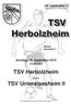 TSV Herbolzheim. TSV Untereisesheim II. Sonntag, 18. September Uhr. gegen. Die Vereinsbrille. Saison 2016/2017