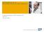 SAP NetWeaver BI 7.0 Native Microsoft Excel 2007 Integration. Product Management SAP NetWeaver BI SAP AG January 2008